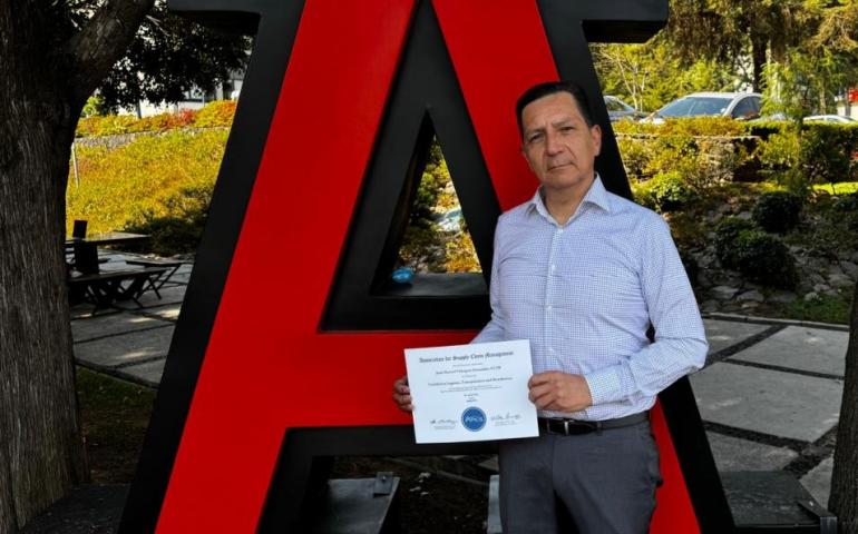 Egresado obtiene certificación CLTD de la Association for Supply Chain Management