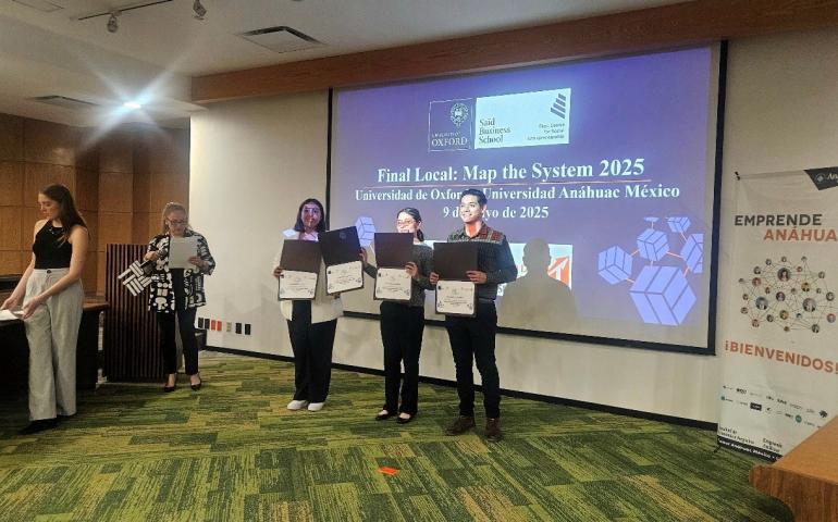 La Universidad Anáhuac celebró la final local de Map The System 2025